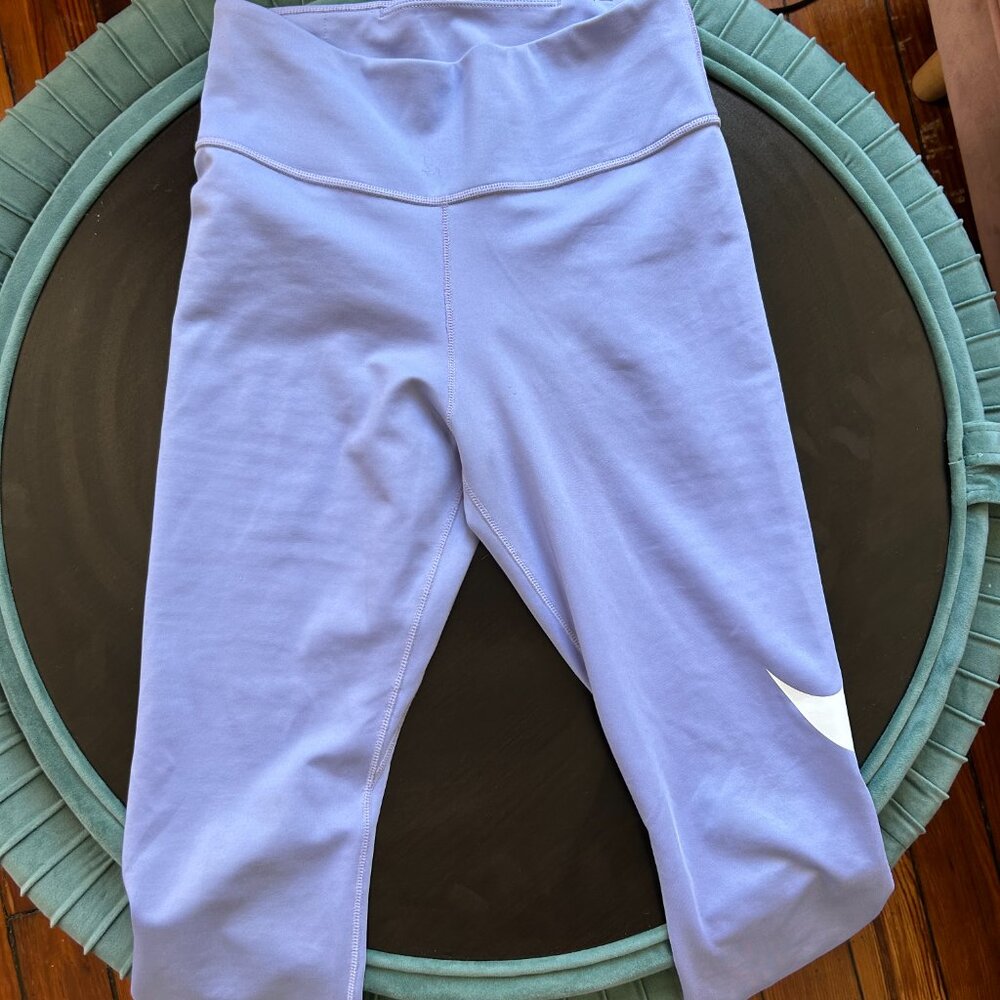 Nike dry fit leggings lilac/ice blue